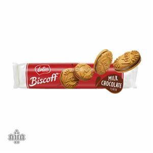 بیسکویت کرمدار لوتوس شکلاتی - بسته 15 عددی