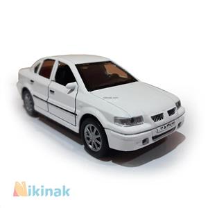 ماکت فلزی خودروی سمند موزیکال و چراغدار مشکی