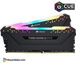 رم کورسیر VENGEANCE RGB PRO 64GB 32GB×2 DDR4 4000MHz CL18