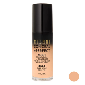 کرم پودر و کانسیلر میلانی مدل Milani Conceal + Perfect شماره 03A1 حجم 30 میلی لیتر