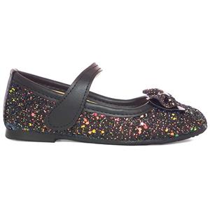 کفش دخترانه پولکی براق مدل رویا مشکی