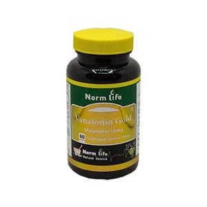 قرص زیر زبانی واناتونین گلد نورم لایف (60 عدد) 10 mg