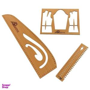 خط کش خیاطی آرشاین مدل AR3PK مجموعه 3 عددی