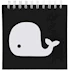 دفتر طراحی سیمی 100 برگ نگرو طرح دلفین خشتی کوچک