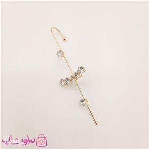 گوشواره زنانه کراس طرح لبخند
