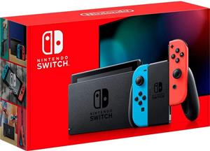 نینتندو سویچ Nintendo Switch Extended Battery Life-Neon Blue and Neon Red