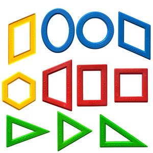 شابلون اشکال هندسی پارس رسام مجموعه 11 عددی کد 1
