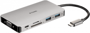 هاب 9 پورت D-Link مدل DUB-M910 D-Link DUB-M910 9-port USB-C HUB