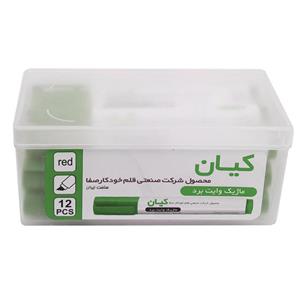 ماژیک وایت برد کیان نوک تخت رنگ سبز
