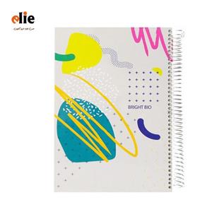 دفتر 160 برگ پاپکو جلد سخت طرح 2