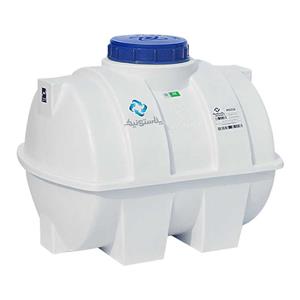 مخزن آب افقی تک لایه پلی اتیلن 100 لیتری پلاستونیک مدل 7102