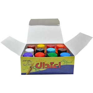مرکب ضد آب اعتدال حجم 25 میل بسته 12 رنگ