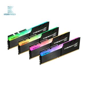 رم دسکتاپ DDR4 چهار کاناله 3600 مگاهرتز CL16 جی اسکیل سری TRIDENT Z RGB ظرفیت 128 گیگابایت بسته چهار عددی