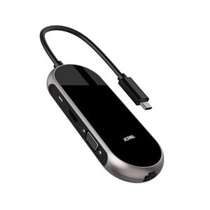 هاب USB C برند JCPaL مدل ONYX دارای 9 پورت 