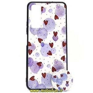 قاب گوشی Huawei Y7A - P Smart 2021 هوآوی طرح فانتزی برجسته قلب کوچک کلاسیک پاپ سوکت دار کد 9