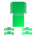 MAHOOT Green Color Special Sticker for PS4 Pro
