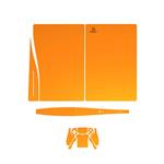 برچسب کنسول و دسته بازی PS5 ماهوت مدل Matte-Orange