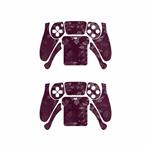 MAHOOT Red-Wildflower Sticker for PS5 Controller Pack of 2
