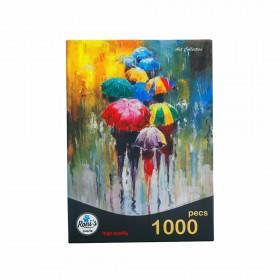 پازل رونیز 1000 تکه چترهای رنگی Roniz