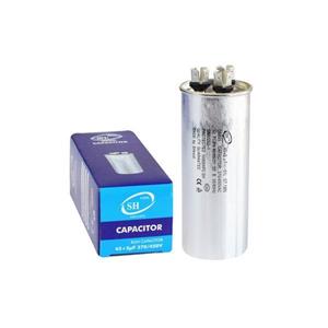 خازن روغنی استوانه‌ ای شکل اس اچ کول ظرفیت 5+45 میکروفاراد
