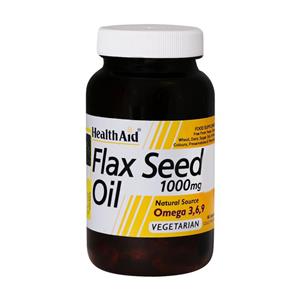 کپسول ژلاتینی فلکسید اویل 1000 میلی گرم هلث اید 60 عدد Health Aid Flax Seed Oil 1000 mg 60 Softgel