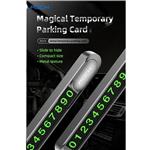 Rock Metal Temporary Parking Card Model RPH0943