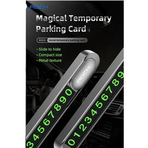 شماره موبایل پارک خودرو راک Rock مدل Metal Temporary Parking Card Model RPH0943 
