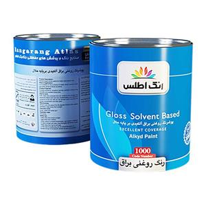 رنگ روغنی براق سفید اطلس