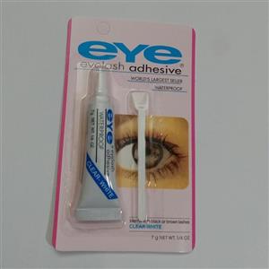 چسب مژه ضد آب مدل eyelash adhesive CLEAR-WHITE