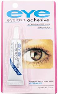 چسب مژه ضد آب مدل eyelash adhesive CLEAR-WHITE 