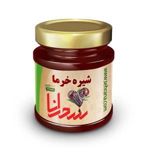 شیره خرما اعلا و ۱۰۰ درصد طبیعی ۵۰۰ گرم سحرانا