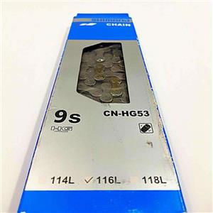 زنجیر ۹ سرعته شیمانو مدل Shimano CN-HG53 9SP 116L