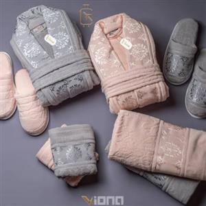 ست حوله عروس داماد طرحmodena002
