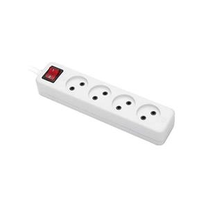 4 خانه بدون ارت با کلید با کابل 5 متر مدل نیک پارت الکتریک