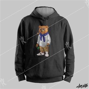 سویشرت نخ پنبه ای آقای بارون شال گردن دار