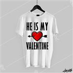 تیشرت او ولنتاین من است valentine