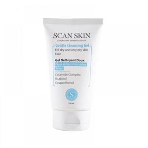 ژل شستشوی صورت اسکن اسکین 150 میلی  مناسب پوست خشک و خیلی خشک Scan Skin Gentle Cleansing Gel for Dry Skin - 150 ml