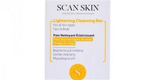 پن روشن کننده پوست اسکن اسکین 100 گرمی مناسب برای انواع Scan Skin Lightening Cleansing Bar for all Type 100g 