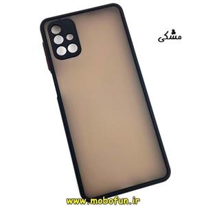 قاب گوشی Galaxy M31S سامسونگ طرح پشت مات دور سیلیکونی مشکی کد 16