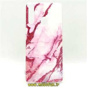 قاب گوشی Galaxy A20S سامسونگ طرح سنگ و اکلیل IMD صورتی روشن کد 205
