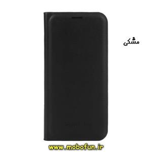 کیف کلاسوری گوشی Galaxy J3 Pro / J330 سامسونگ طرح کتابی مشکی کد 18