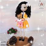 عروسک بافتنی دختر توپراک ( کد 60259 )