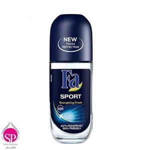 رول ضد تعریق فا مردانه مدل Sport حجم 50 میل Fa Sport Anti Perspirant Roll On Deodorant  For Men 50ml