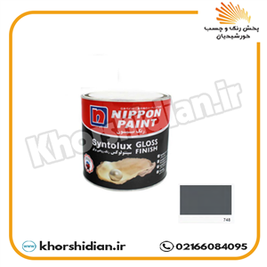 رنگ روغنی سینتولوکس براق ۷۴۸ طوسی تیره نیپون ۱ کیلویی