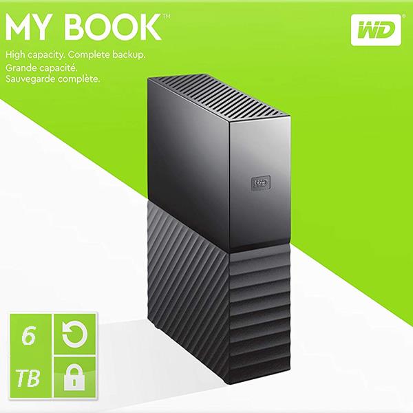 Western Digital My Book  Desktop External Hard Drive 6TB