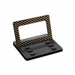 MAHOOT Mobile Phone and Tablet Stand Model 3 Glossy_Brown_Fiber