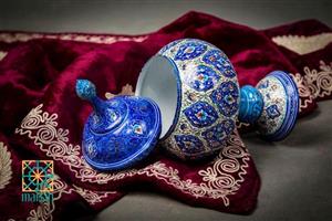 قندان پایه دار میناکاری کد 15