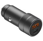 شارژر فندکی اینرجیا مدل PD20 Plus Aluminum Car Charger With Power Delivery 20W & QC3.0