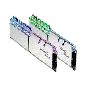 رم کامپیوتر RAM جی اسکیل دو کاناله مدل Trident Z Royal RS DDR4 3200MHz CL16 Dual ظرفیت 64 گیگابایت RG 64GB Channel Desktop 