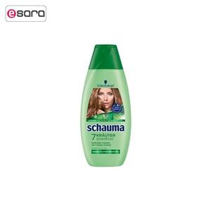 شامپو گیاهی زنانه شوما مدل هفت گیاه  400 میلی Schauma Herbal 7 Herb Shampoo For Women